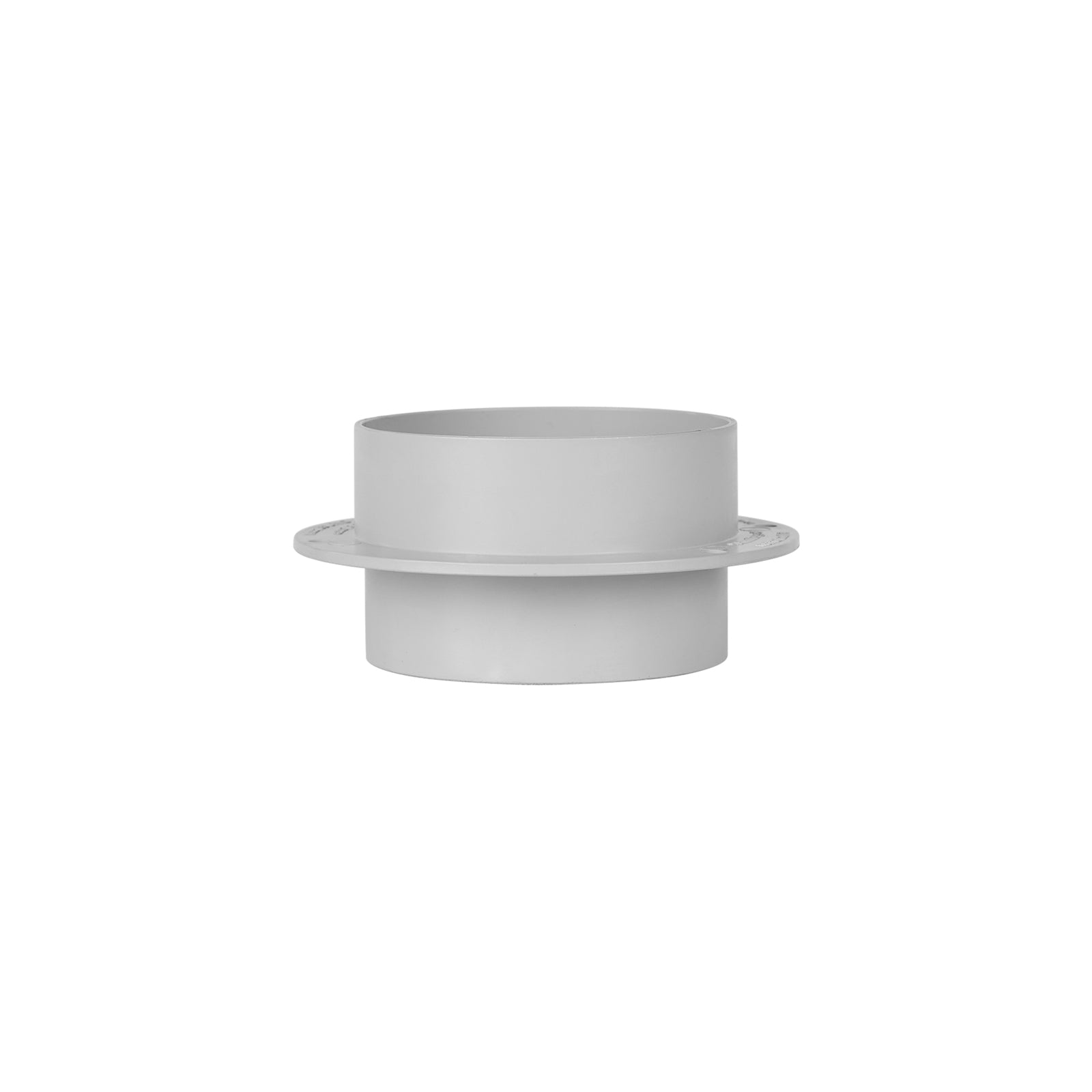 Rain Harvesting 90mm Flanged UPVC Tank Overflow Grey
