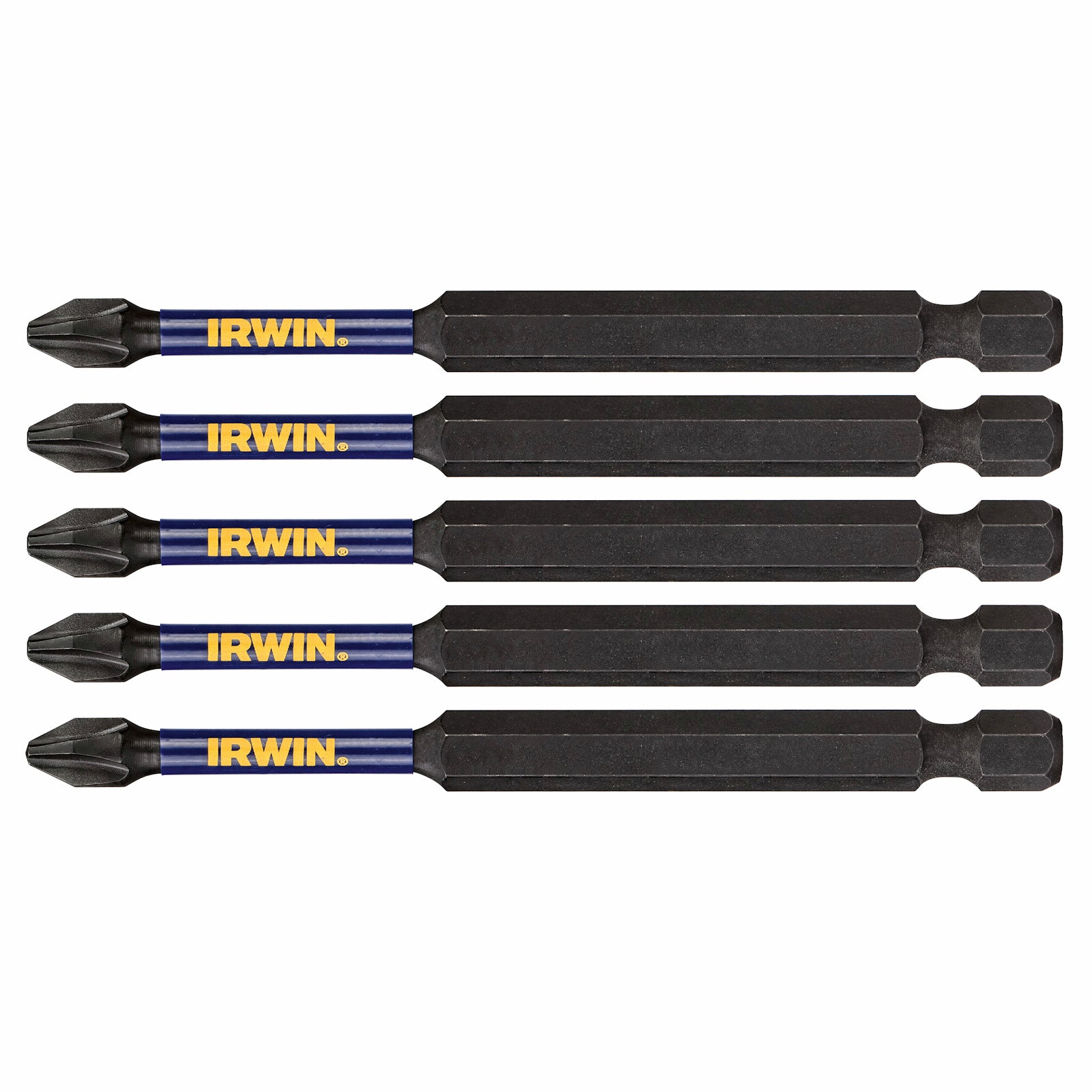 Irwin 89mm PH2 Phillips Impact Pro Performance Driver Bits 5 Pack