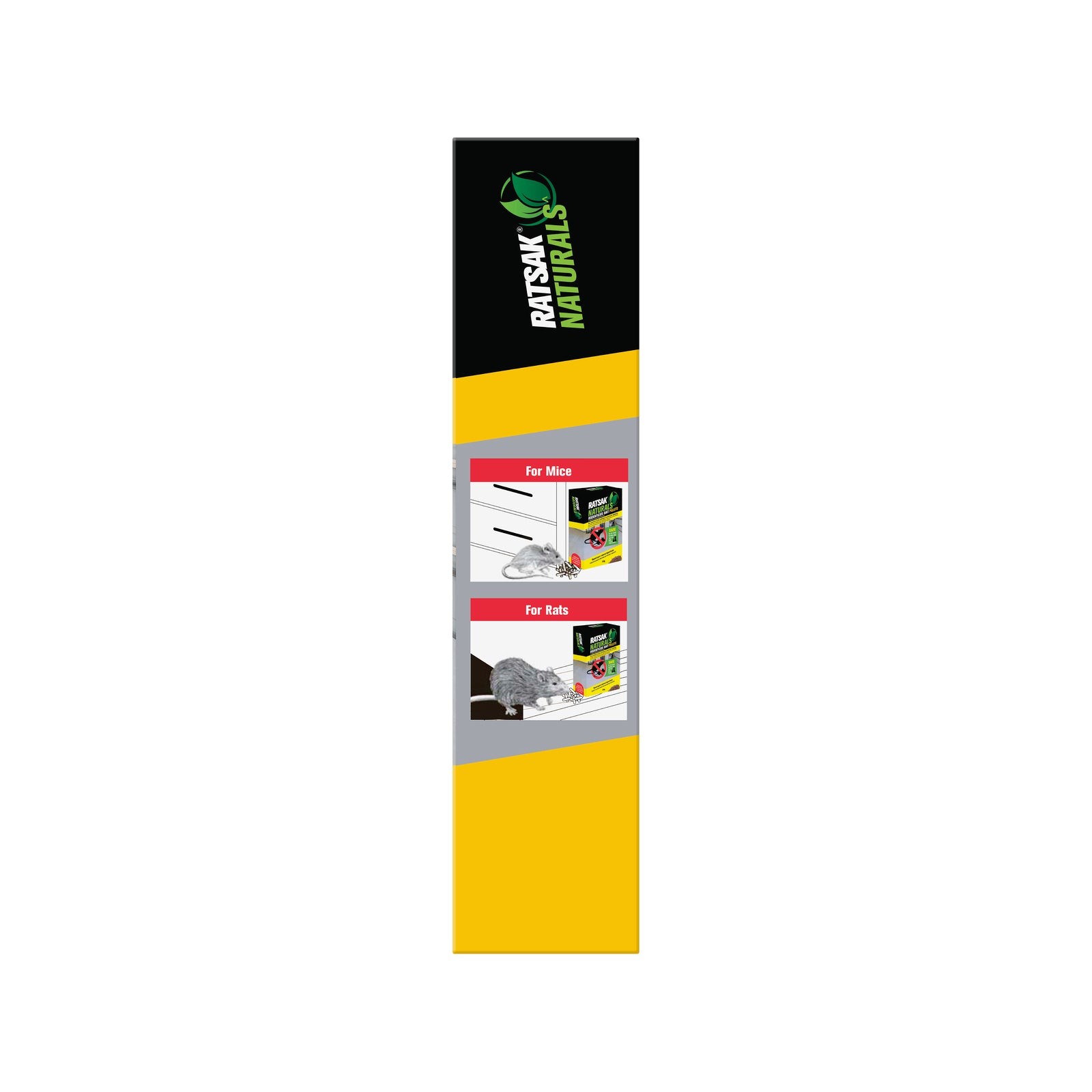 RATSAK 450g Naturals Rodenticide Bait Pellets Indoor
