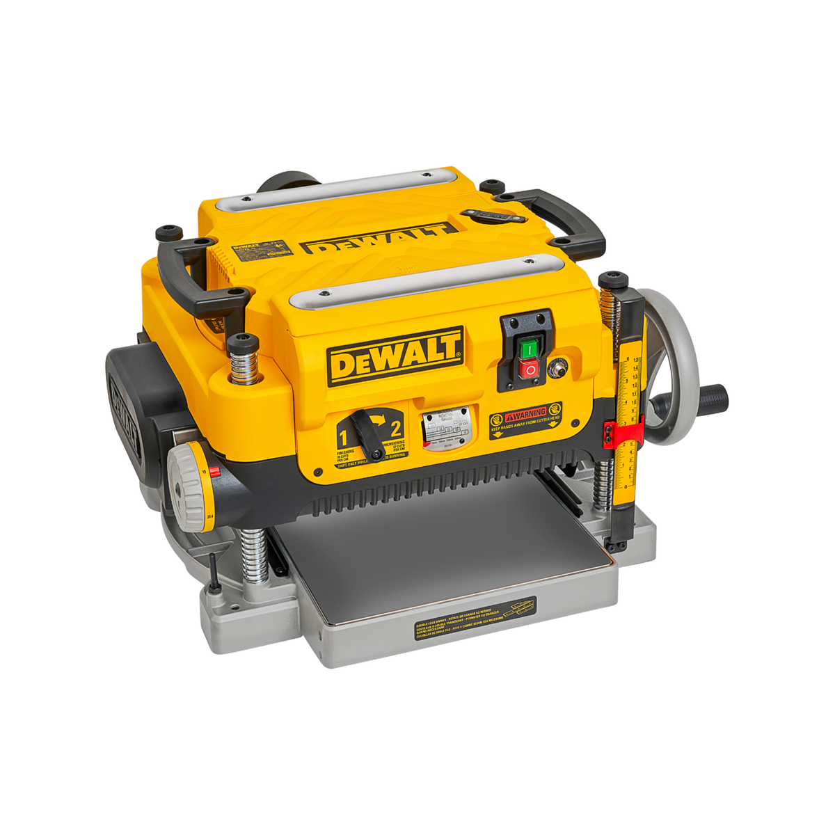 DeWALT 330mm 1800W Corded Thicknesser - 3 Blade, 10000rpm DW735-XE