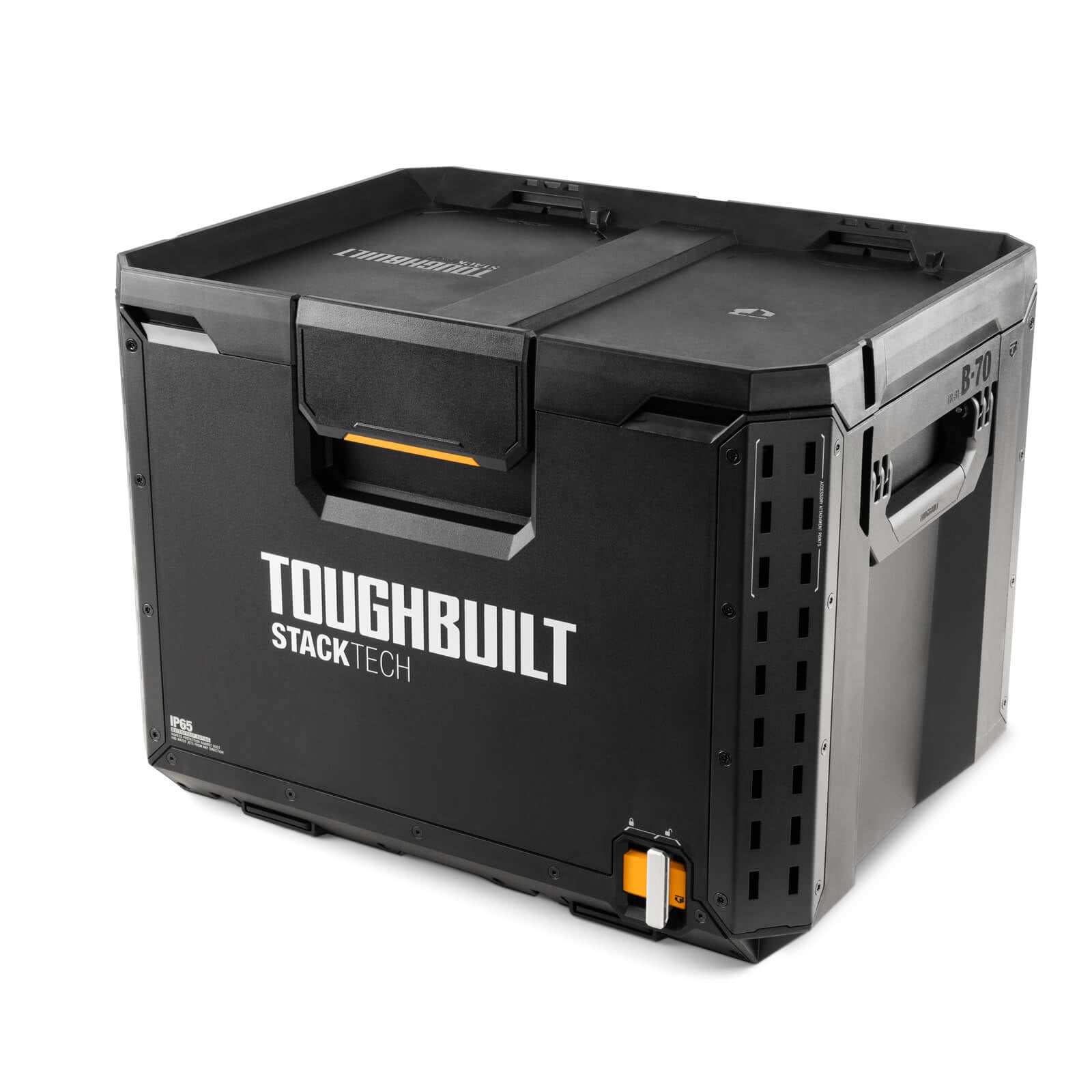 ToughBuilt StackTech XL Tool Box with Lock and Removable Tray