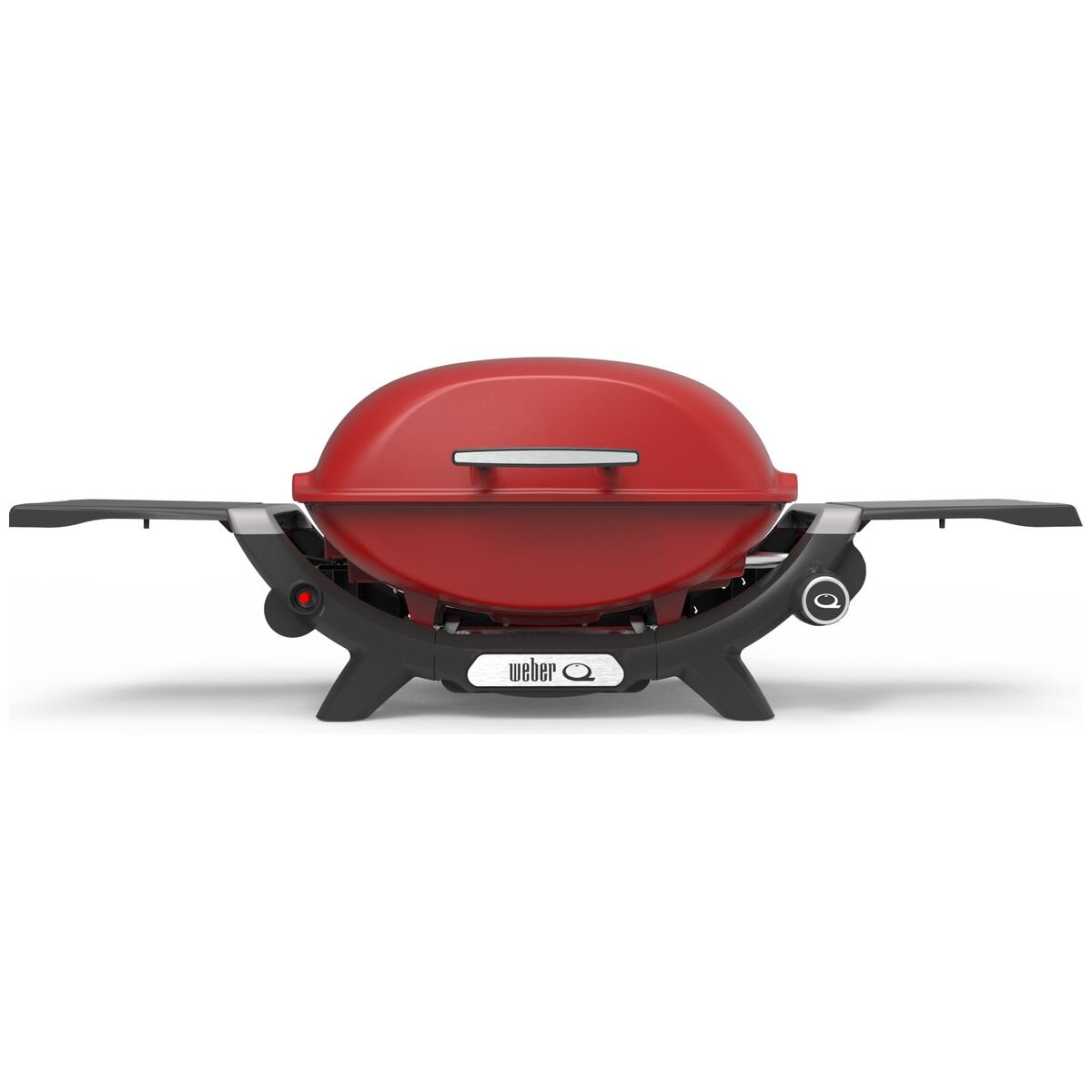 Weber Q2000N Portable LPG BBQ - Large Cooking Area, Front-Facing Grease Tray, Red - 3400043