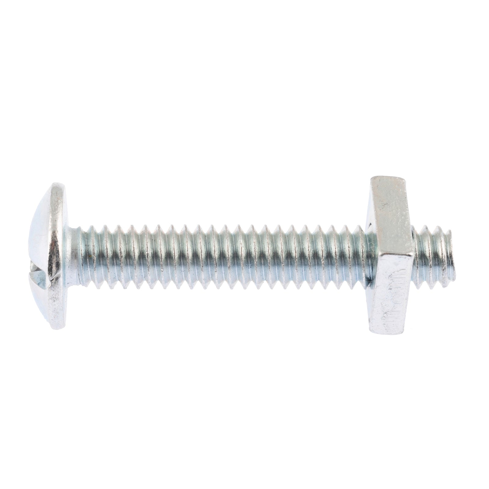 Zenith 1/4" x 38mm Zinc Plated Mushroom Head Bolt and Nut - 25 Pack
