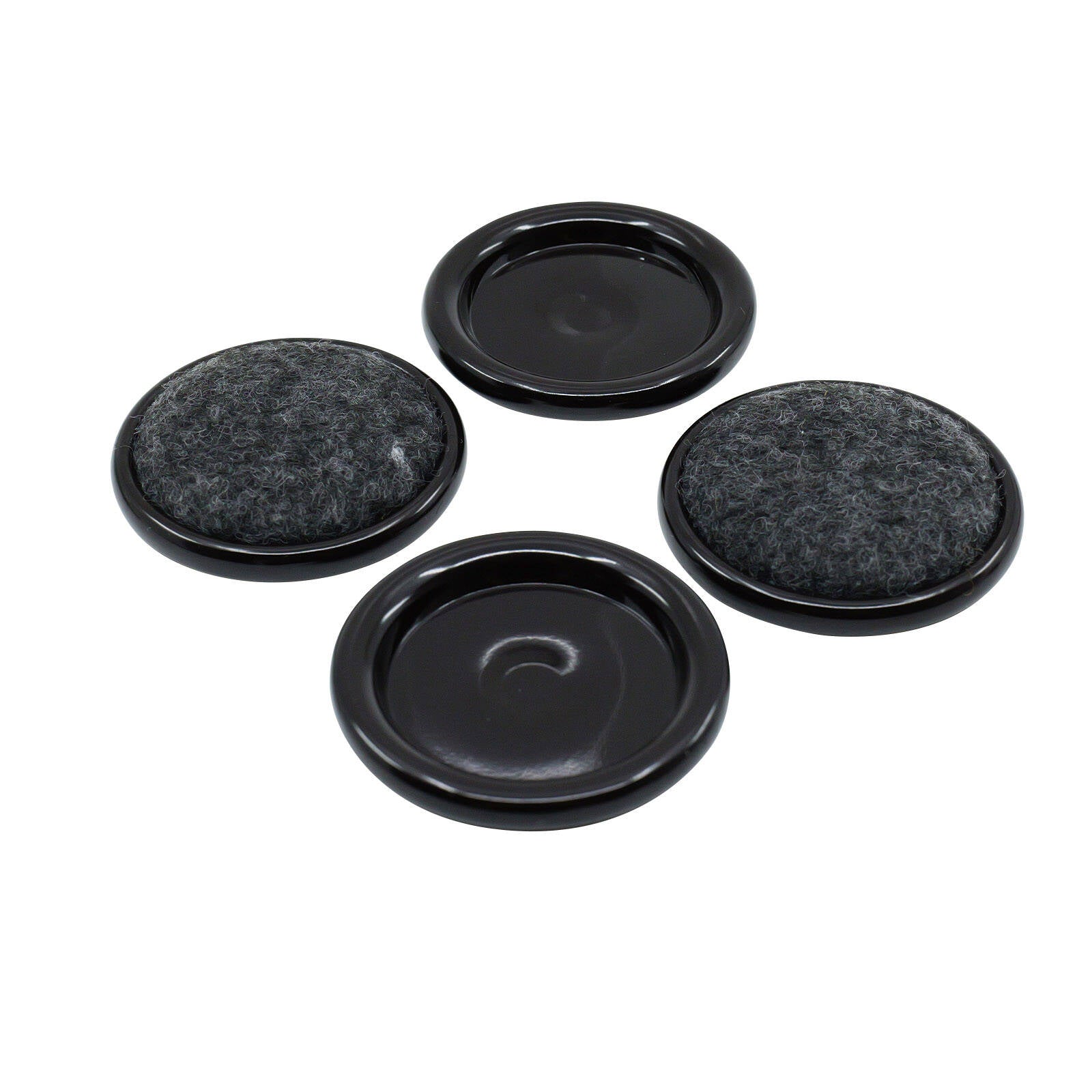 Surface Gard 38mm Carpet Castor Cup 4 Pack - Brown