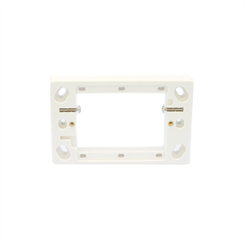 HPM Surface Mounting Block, 13mm Deep, White ABS, for Powerpoints & Switches