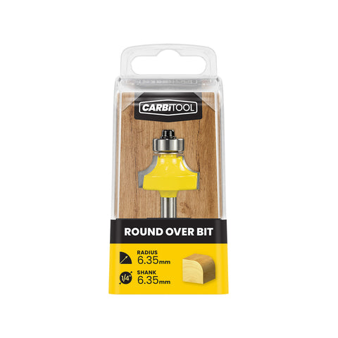 Carbitool 6.35mm Radius Round Over Router Bit