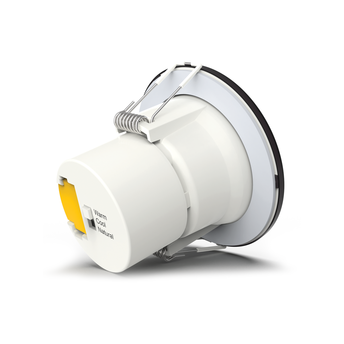 HPM Zyla 70mm Black LED Tri-Colour Recessed Downlight, 5W 606lm DLI70TRIBL