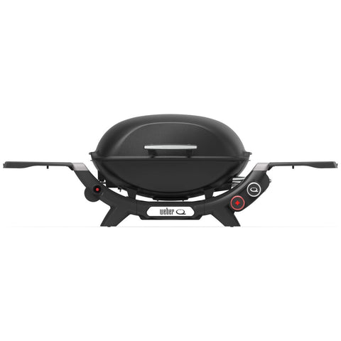 Weber Q2600N+ natural gas portable BBQ - black, 2 burners, large cooking area, high domed lid - 28517024