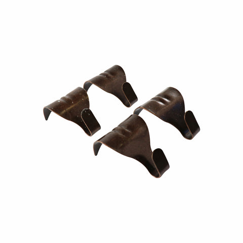 Everhang 10kg Florentine Bronze Steel Picture Hanging Moulding Hook - 4 Pack