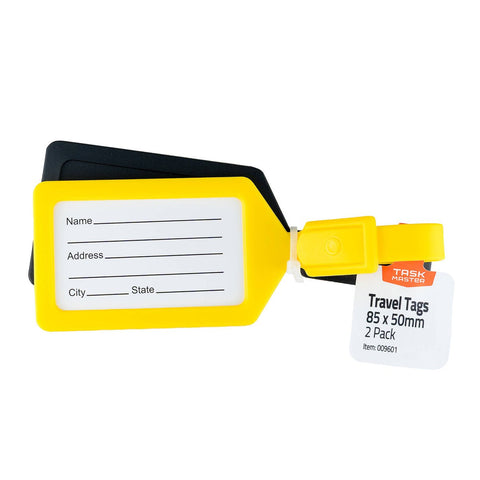 Taskmaster Travel Tag 2 Pack - Durable Luggage Identification Tags - SuperSaverAU - view 1