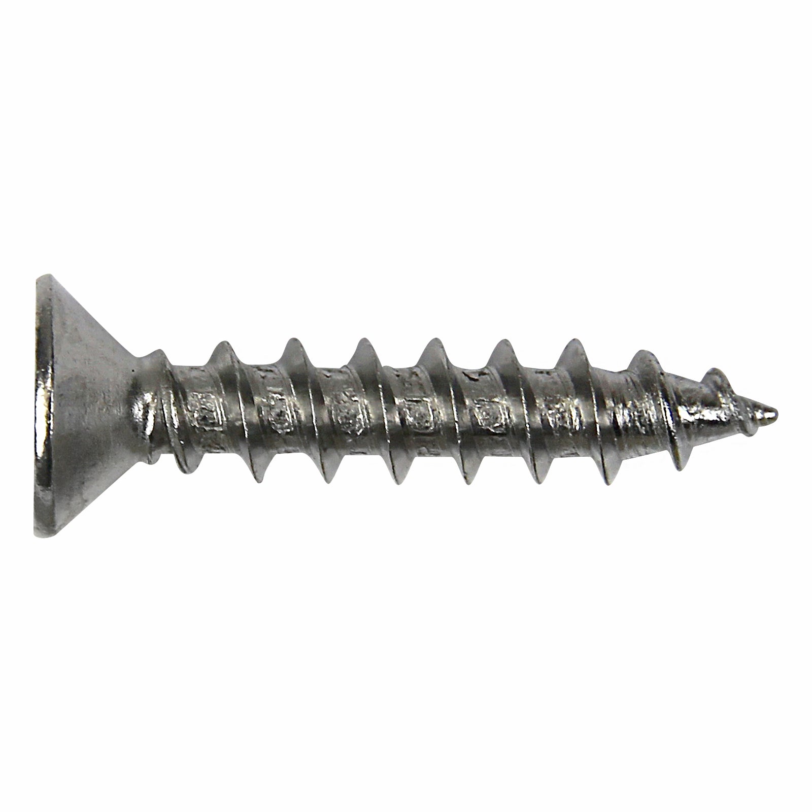 Otter 10 x 30mm Satin Chrome Hinge Screws Countersunk - 16 Pack