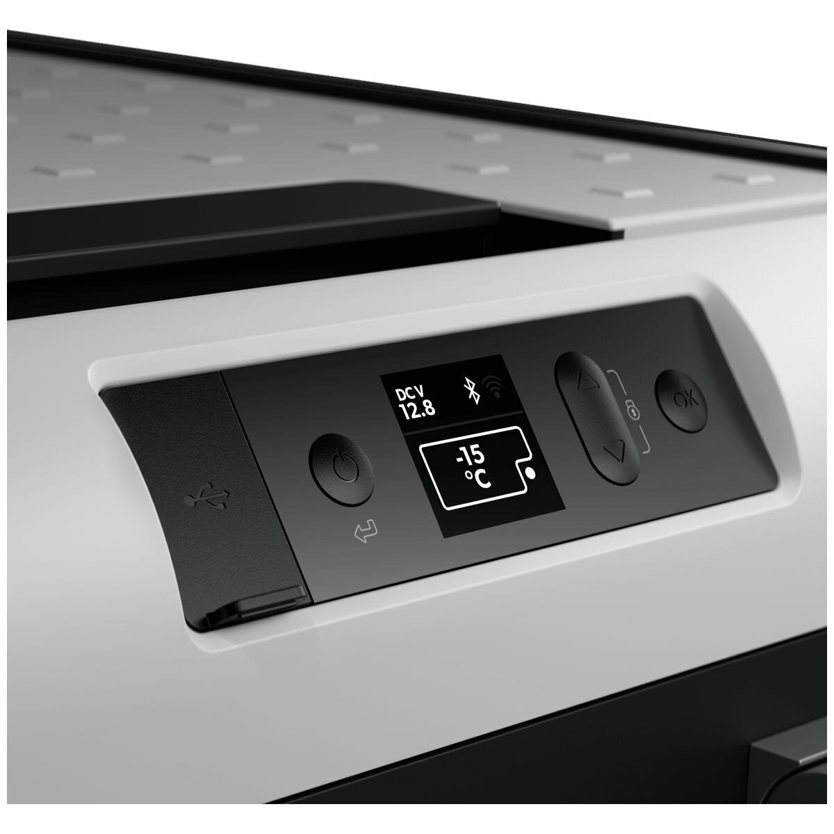 Dometic 46L portable fridge/freezer - Bluetooth and WiFi smartphone control, USB charging plug, slate - CFX345