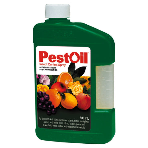 Yates Pest Oil Concentrate 500ml - Controls Scale, Aphids, Mites & Mealybugs