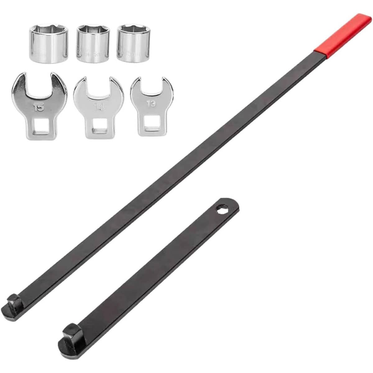 8 Piece Idler Pulley Belt Tensioner Wrench Set for Car Repair - view 2