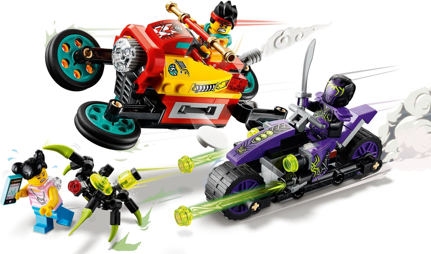 LEGO 80018 Monkie Kid Monkie Kid’s Cloud Bike - Retired - SuperSaverAU - view 2