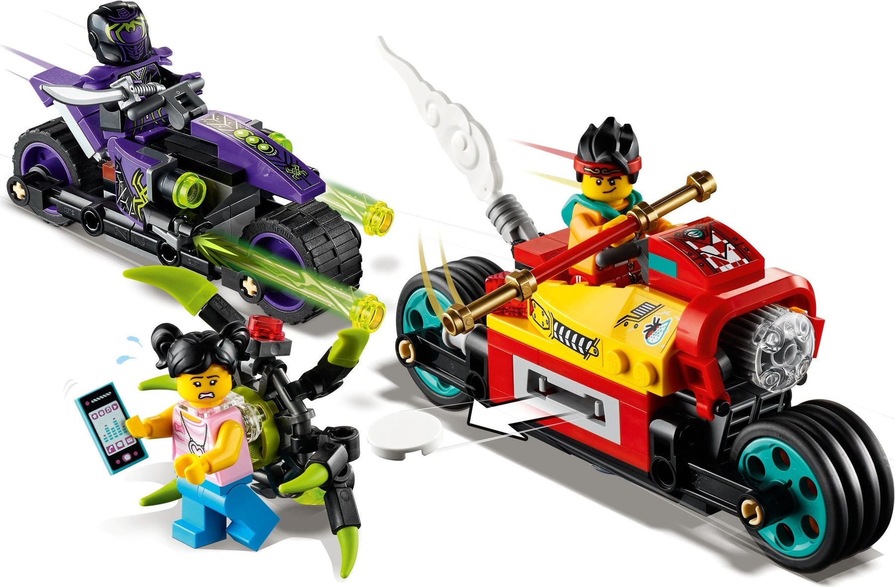 LEGO 80018 Monkie Kid Monkie Kid’s Cloud Bike - Retired - SuperSaverAU - view 3