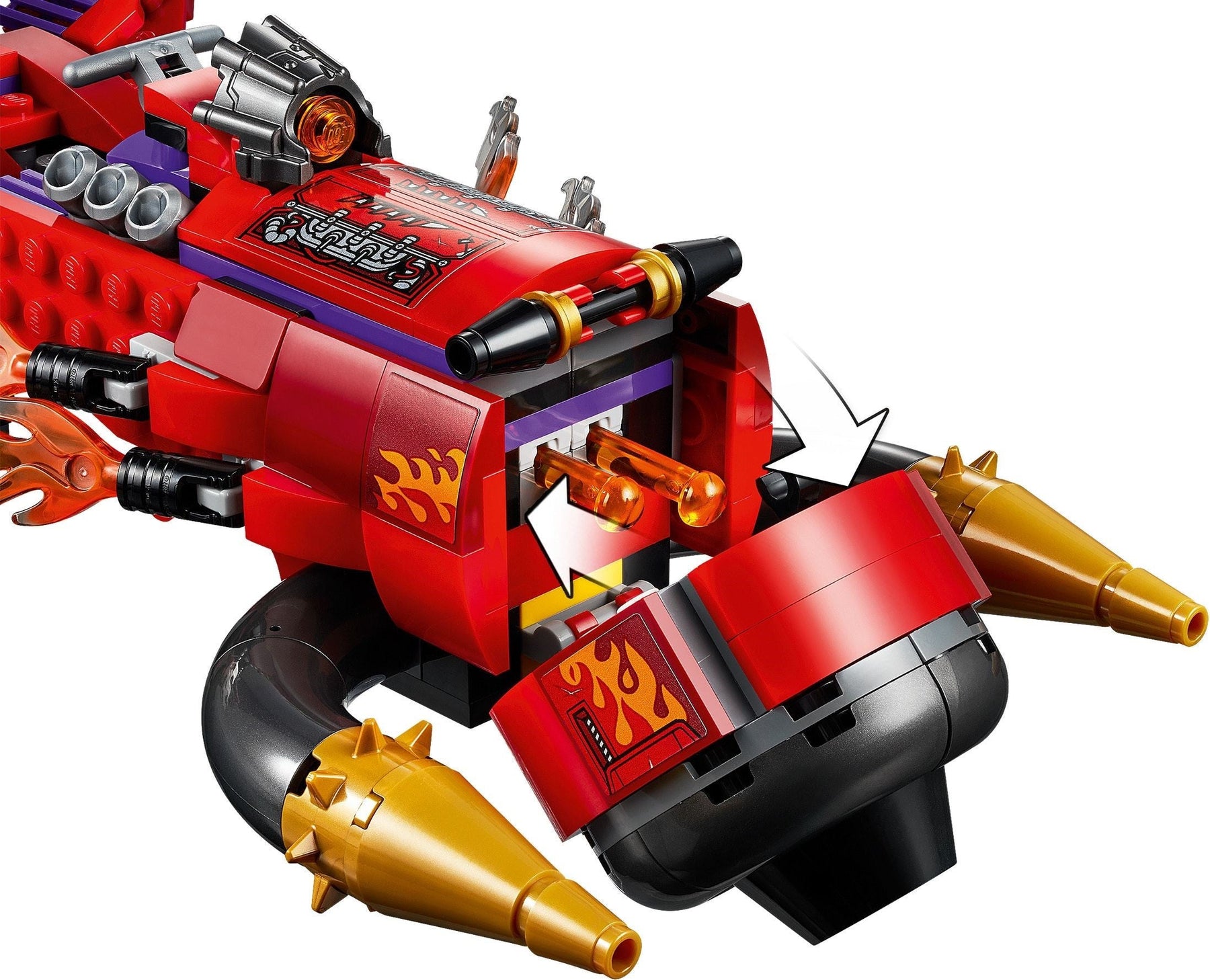 LEGO Monkie Kid 80019 Red Son’s Inferno Jet - SuperSaverAU - view 5