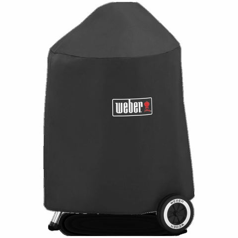 Weber Premium Grill Cover - Polyester - Fits 18 Inch Weber Charcoal Grills - Black - 7148