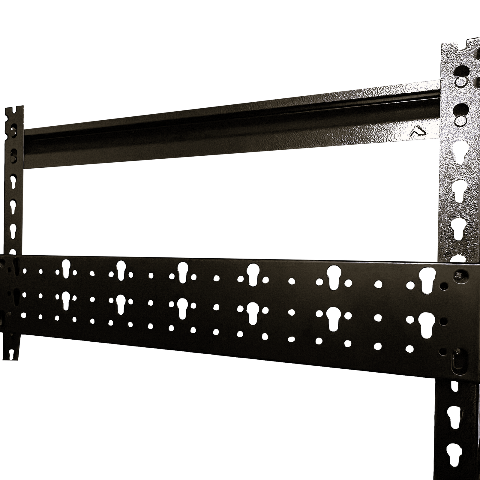 StorEase 540 x 100mm Black Wall Storage System Universal Fit Hook Panel