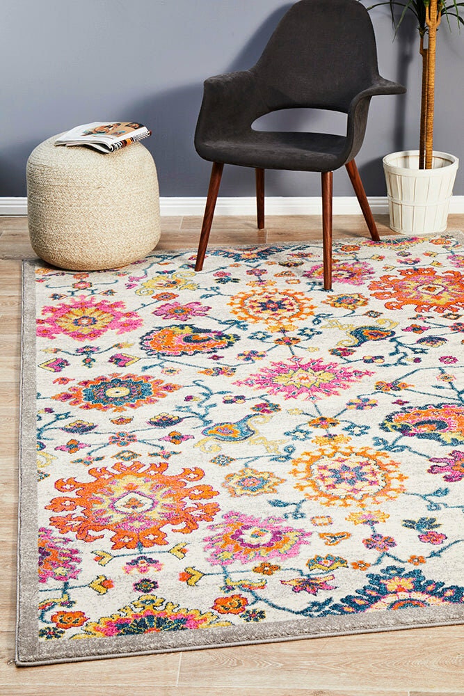 Rug Culture Babylon Large Rug 290x200cm - Multi-coloured Polypropylene - Jute Weft Backing - BLN208MULT290X200