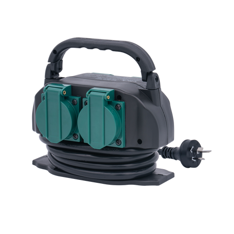 Click 4 Outlet Garden Socket with Carry Handle 10A 240V SGS-244A