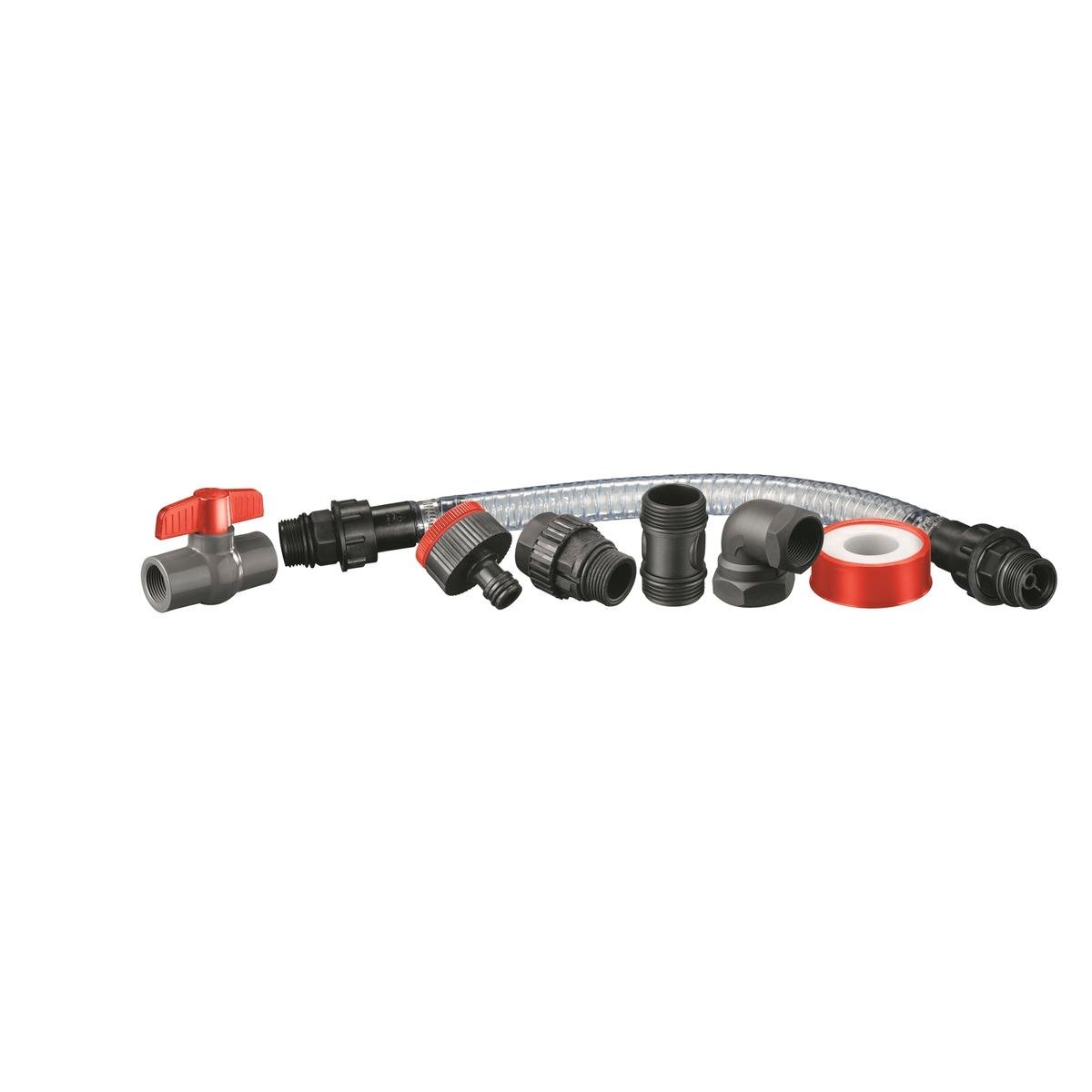 Ozito Tank to Pump Installation Kit - 9 Piece - Plastic - Durable - SuperSaverAU - view 1