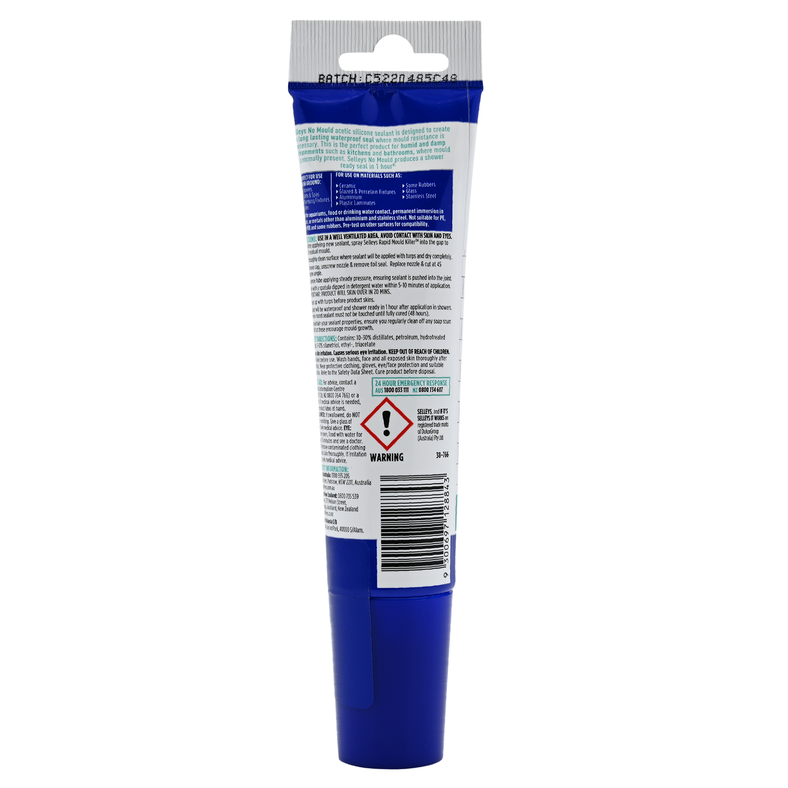 Selleys No Mould 100ml Translucent Silicone Sealant