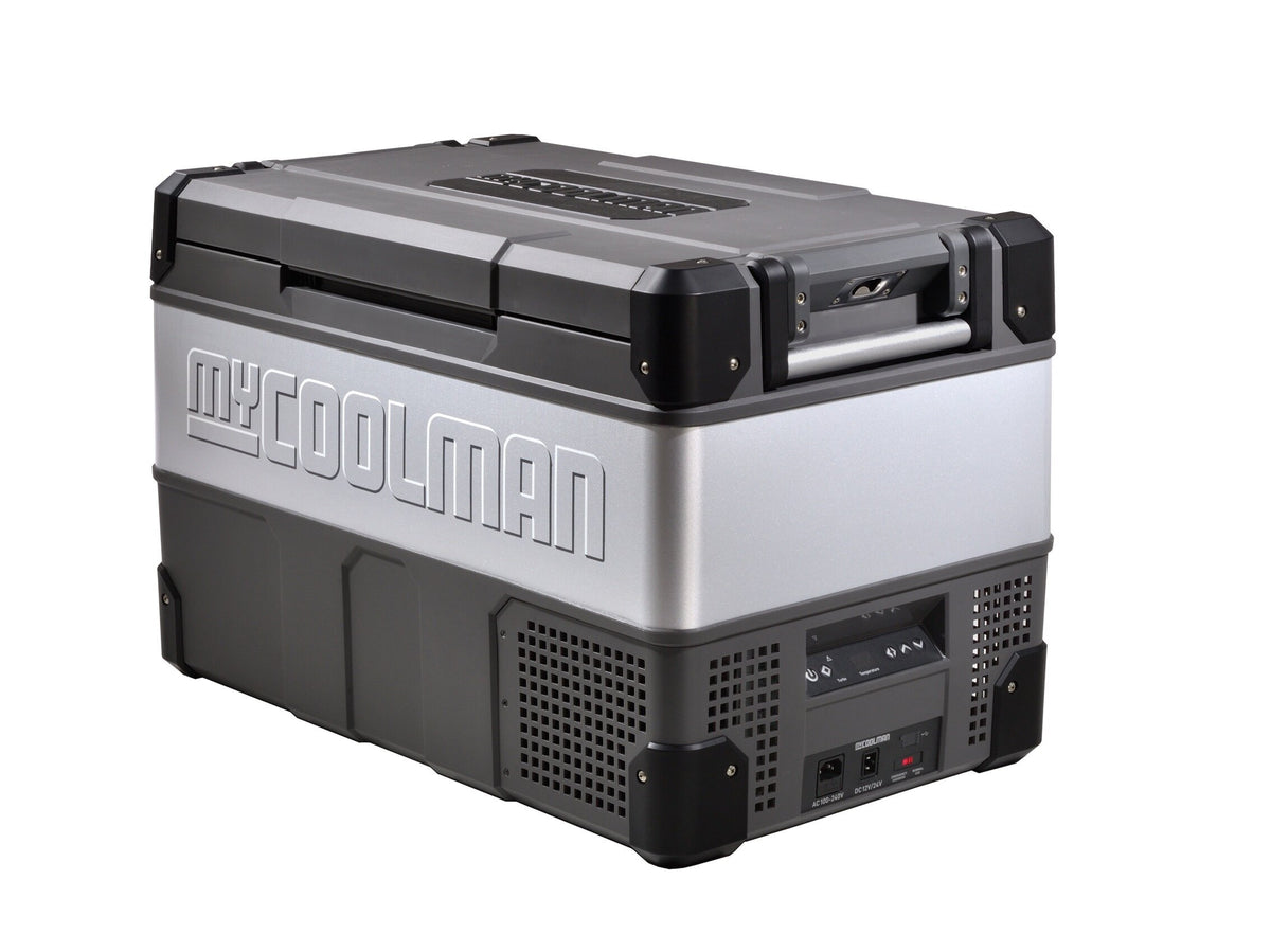 myCOOLMAN 105L portable fridge - Bluetooth app control, USB port, 12/24V DC compressor - CCP105