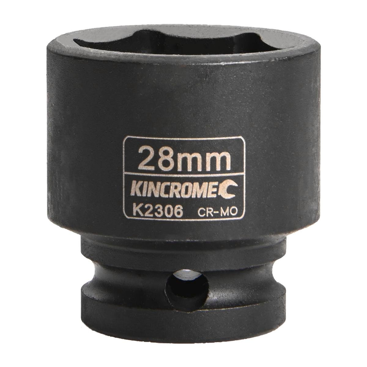 Kincrome 28mm Impact Socket - Cr-Mo Steel - Rust Resistant - Durable - SuperSaverAU - view 1