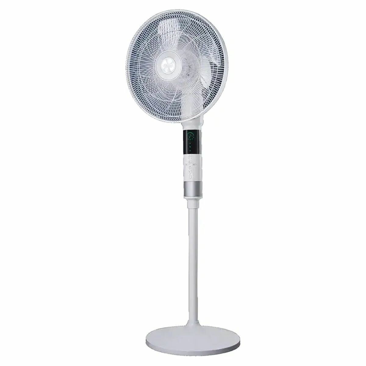 DeLonghi 40cm Pedestal Fan - 3 Speeds, 360 Degree Oscillation, Timer, Remote Control - DEAPF40WH