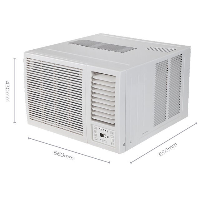 Dimplex 4.1kW window box air conditioner - heating and cooling - 3 fan speeds - timer - DCB14