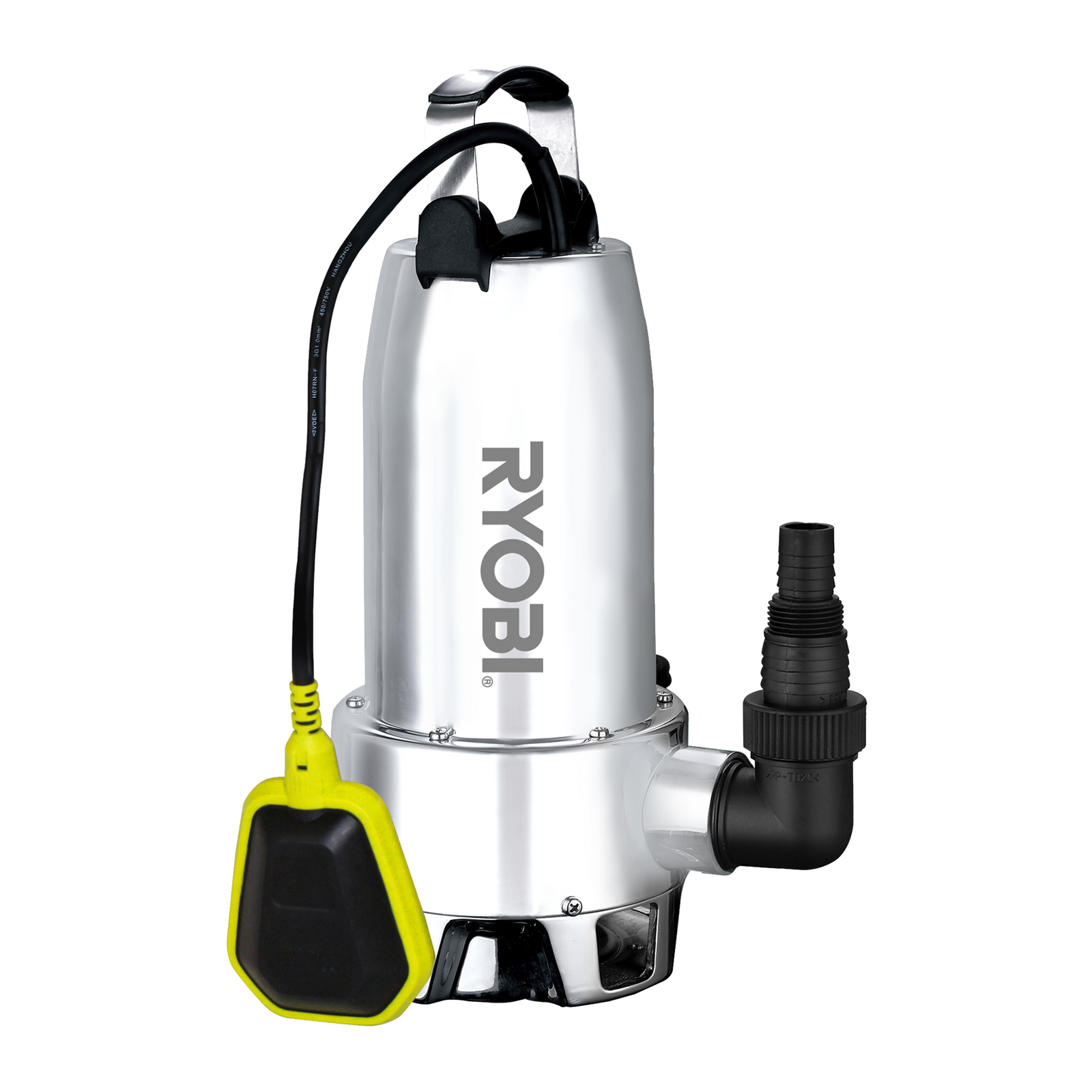 Ryobi 1000W Stainless Steel Submersible Dirty Water Pump RACSUP32 - 19,500L/hr