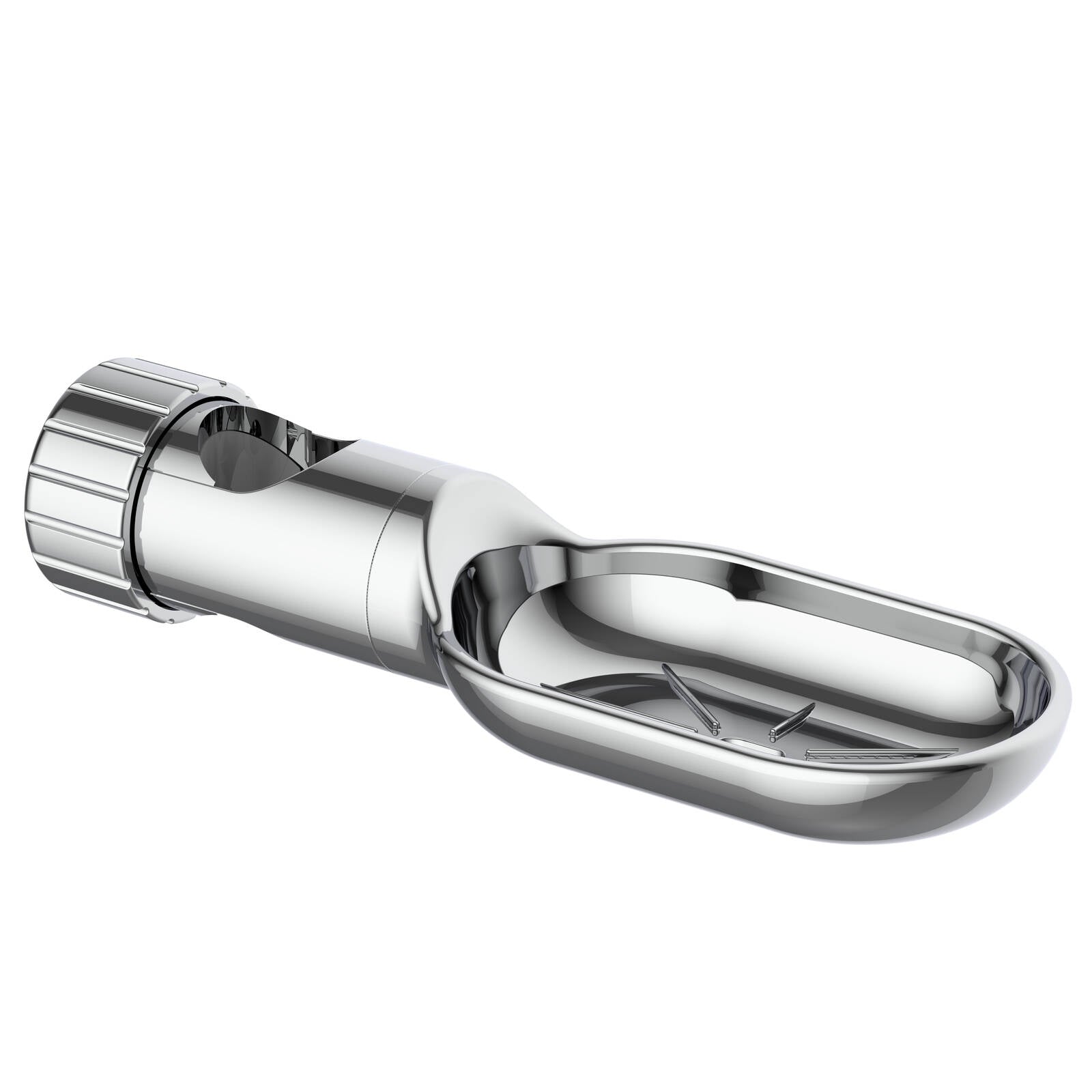 Evekare 32mm Chrome ABS Soap Holder for Grab Rail