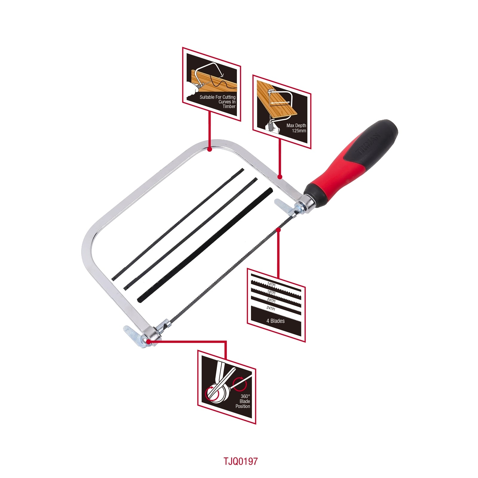 Trojan 165mm Coping Saw