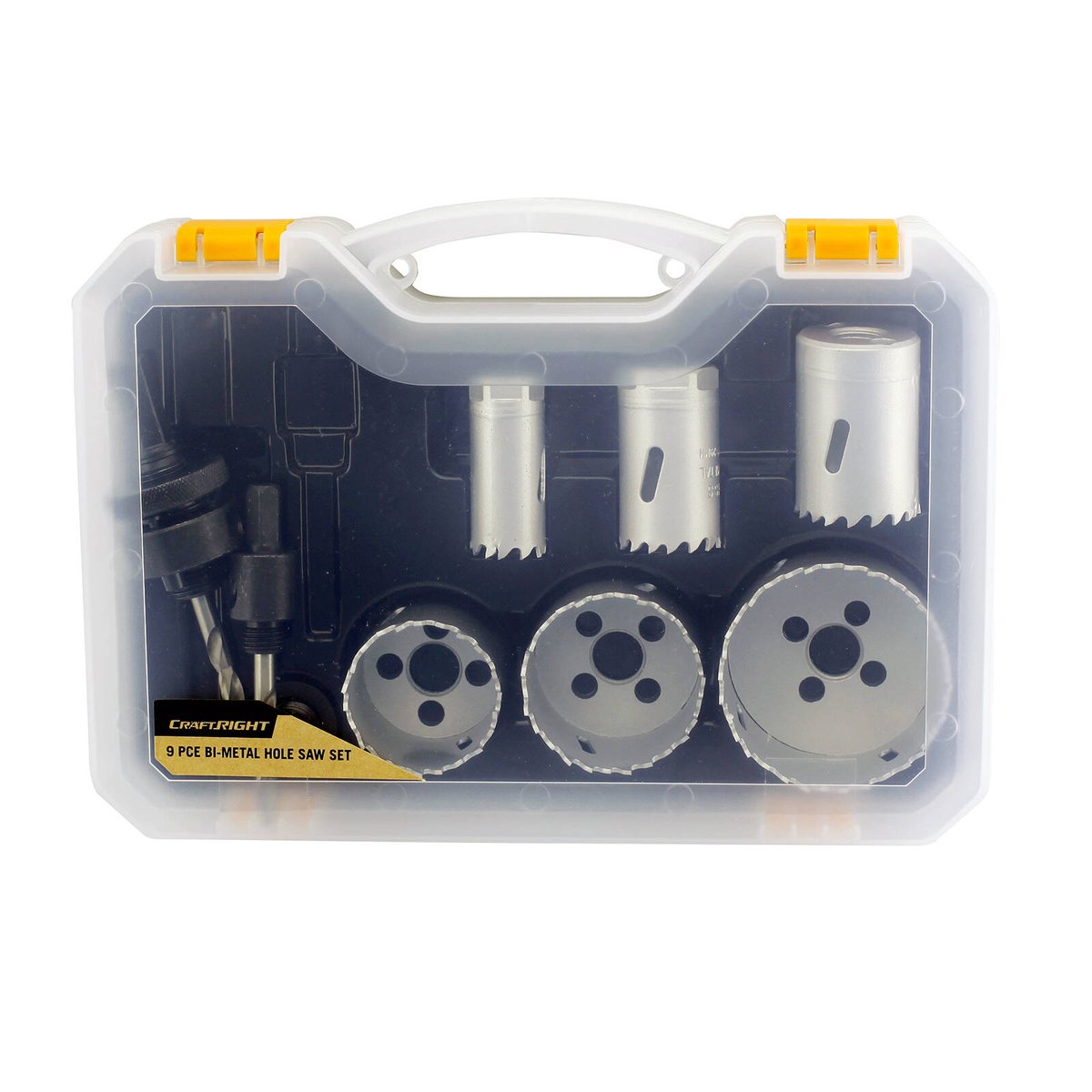 Craftright 9 Piece Bi-Metal Holesaw Set