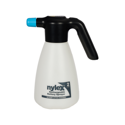 Nylex 2L Garden Battery Sprayer - Rechargeable Handheld with Adjustable Spray Tip