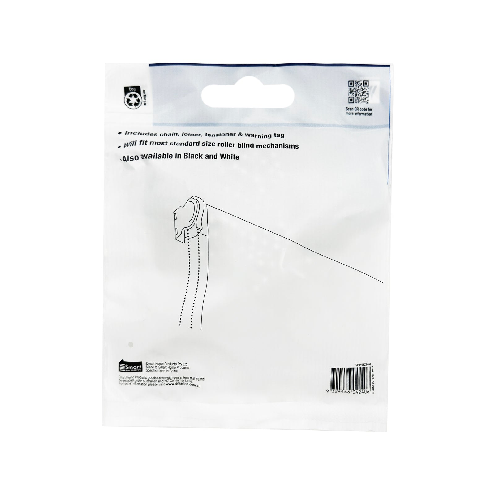 Windoware 10m Metal Roller Blind Chain Replacement Kit