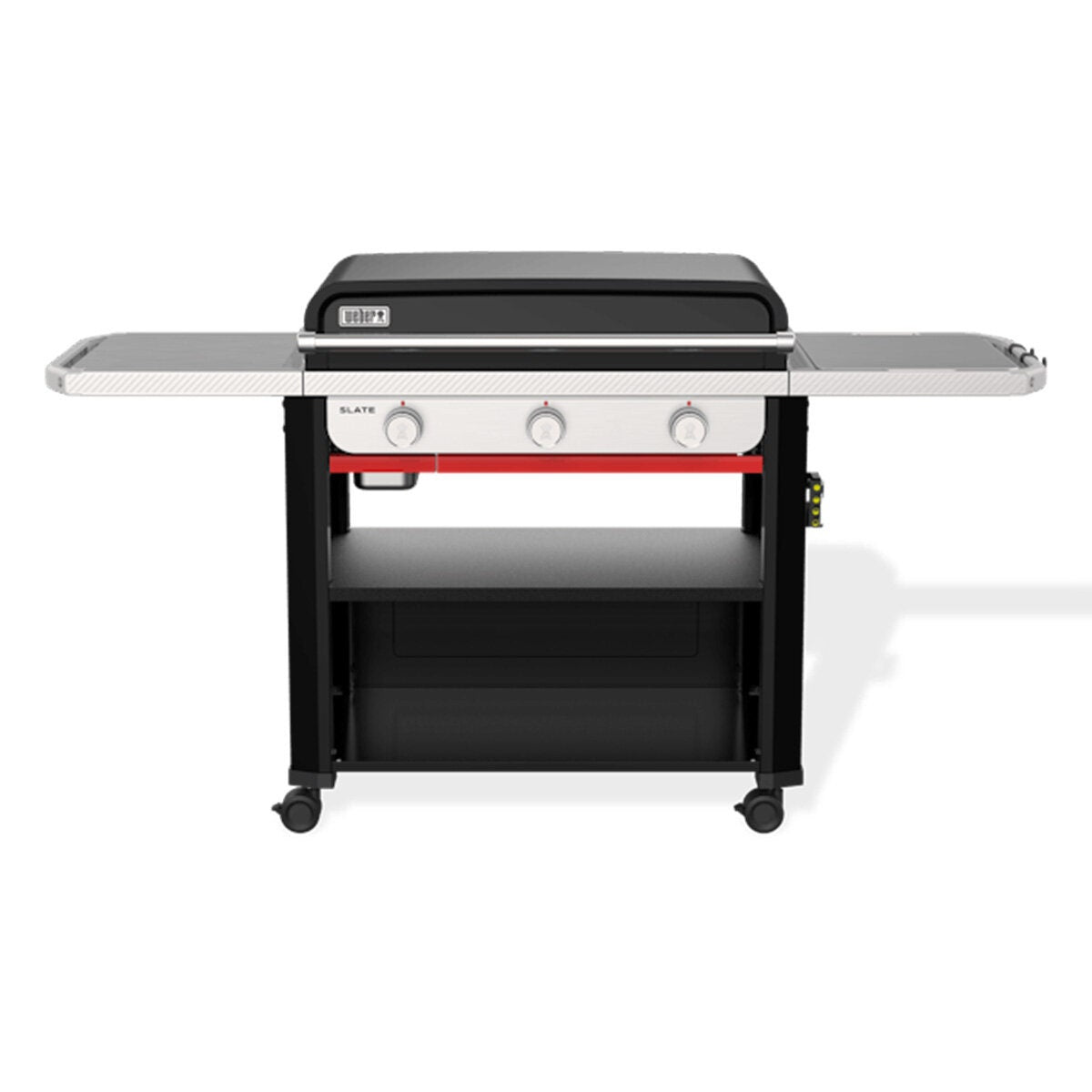 Weber Slate Three Burner Griddle 76cm LPG - Carbon Steel Cooktop - Snap-Jet Ignition - 1500421