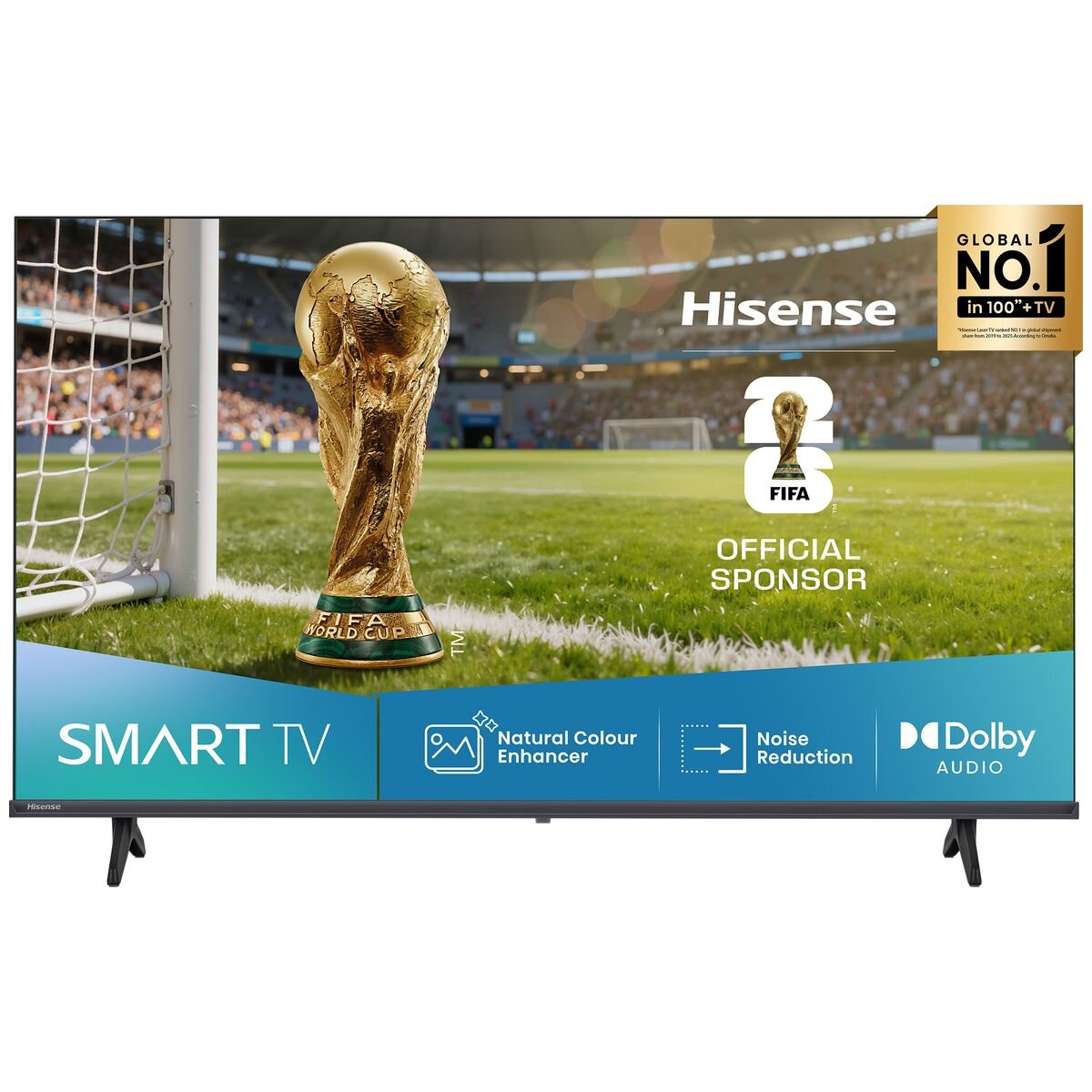 Hisense 32 Inch A4QAU HD Smart LED TV - VIDAA U8.5, Dolby Audio, 6 Star Energy Rating - 32A4QAU