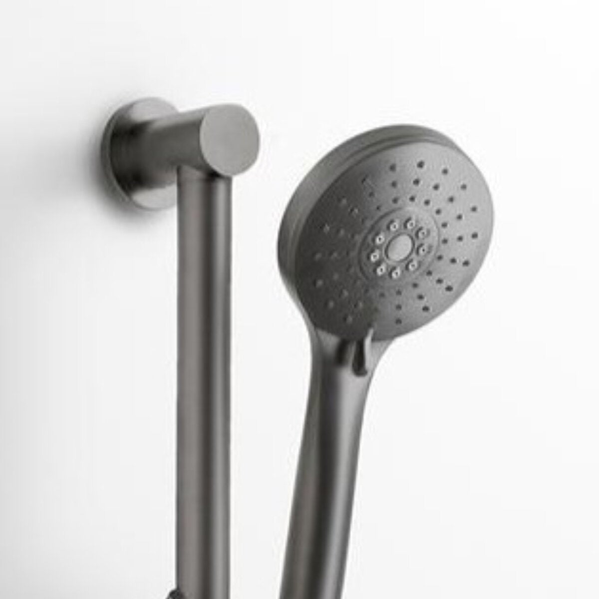 Rogerseller Tonic shower on integrated rail - 3-function hand piece, brass, Graphite finish - 3506003905
