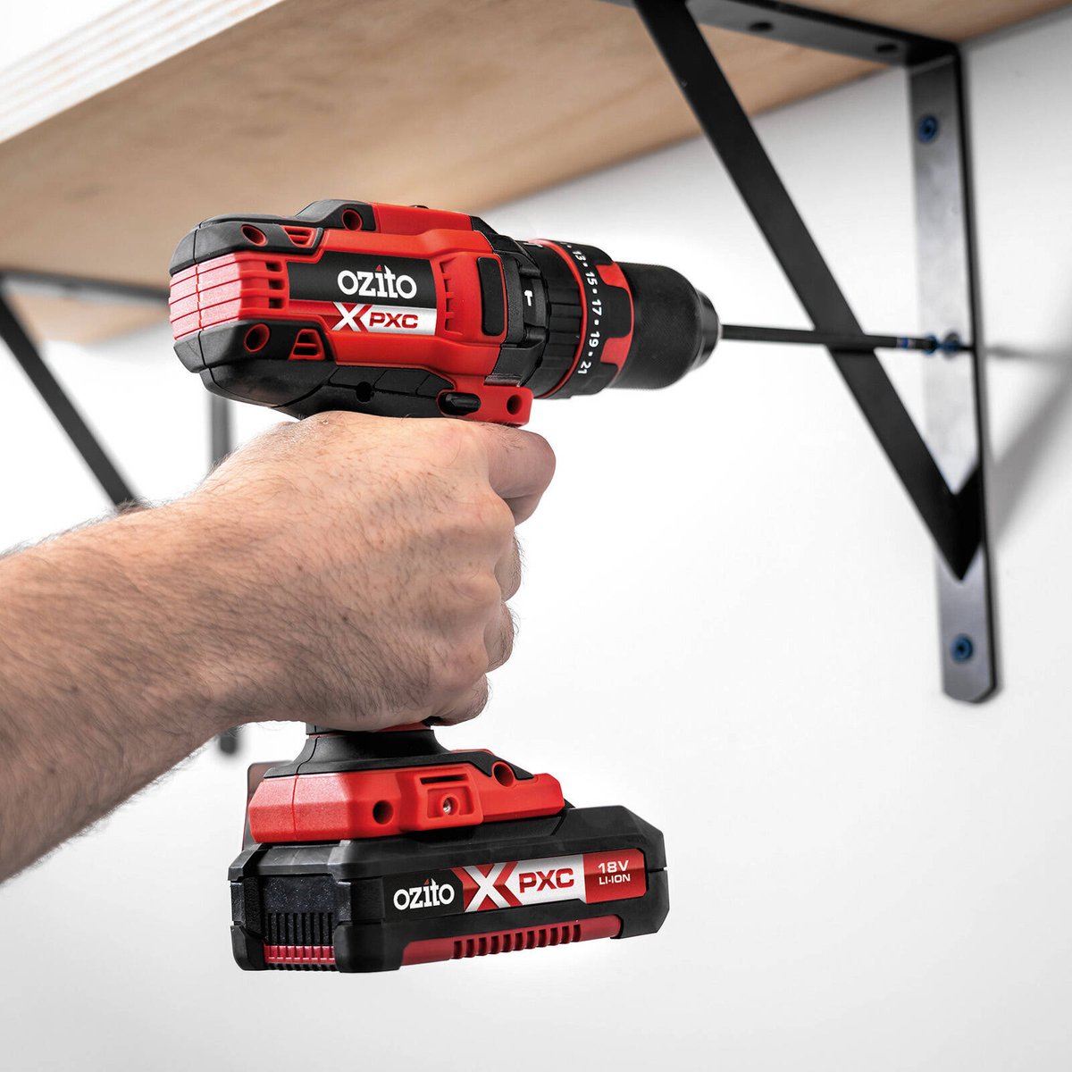 Ozito PXC 18V Cordless Hammer Drill Kit PXHDK-250
