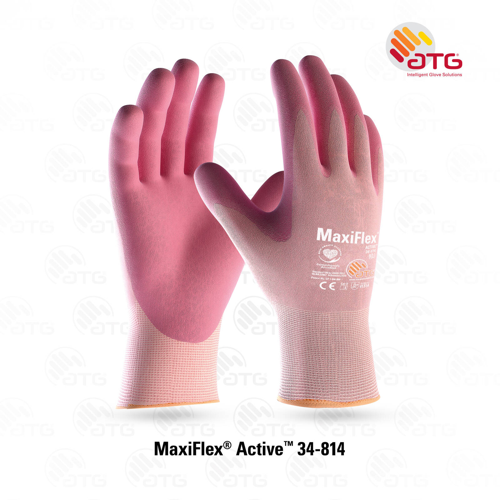 ATG MaxiFlex Active Machine Washable Work Gloves - Large