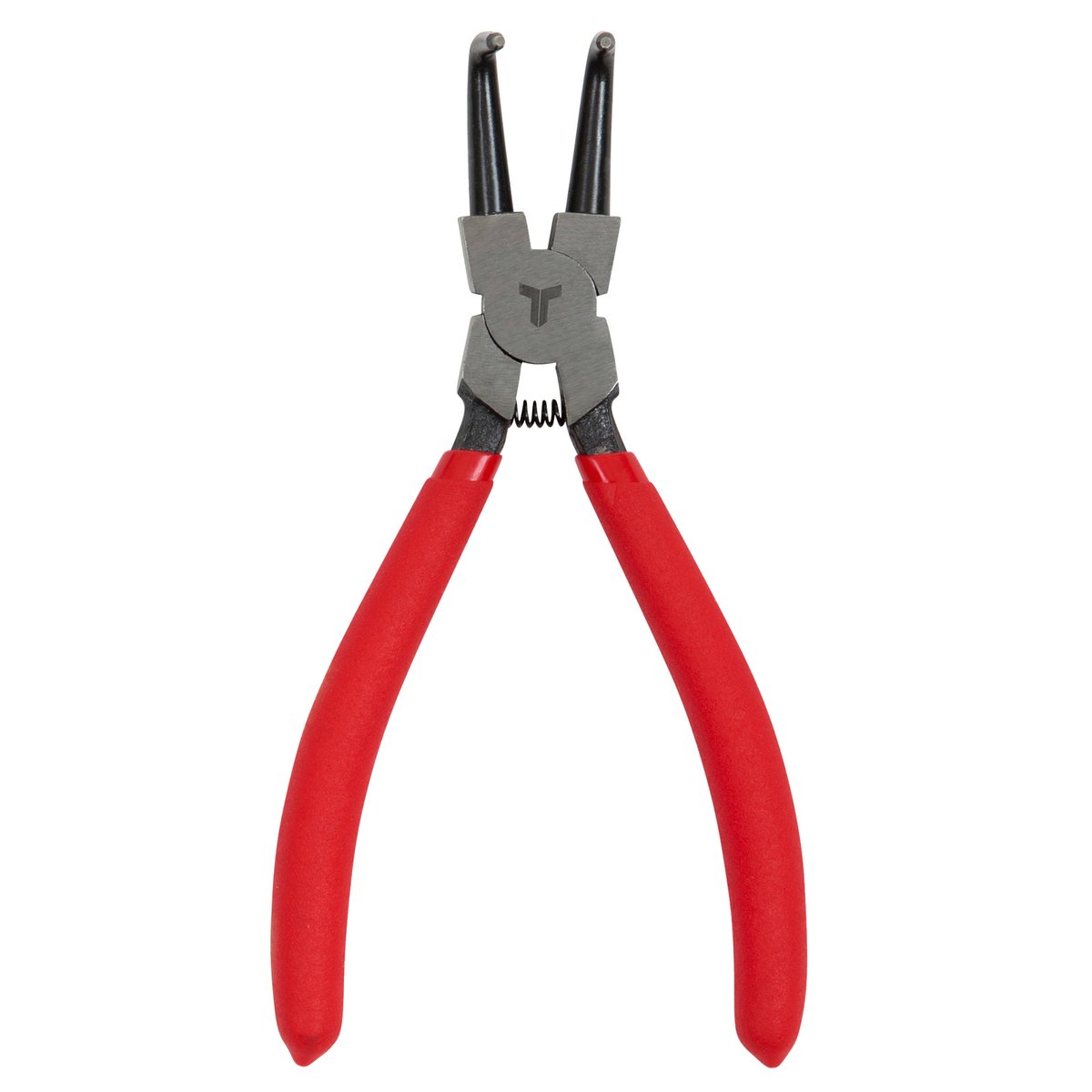Trojan 175mm Circlip Internal Bent Tip Plier Red and Black CRV