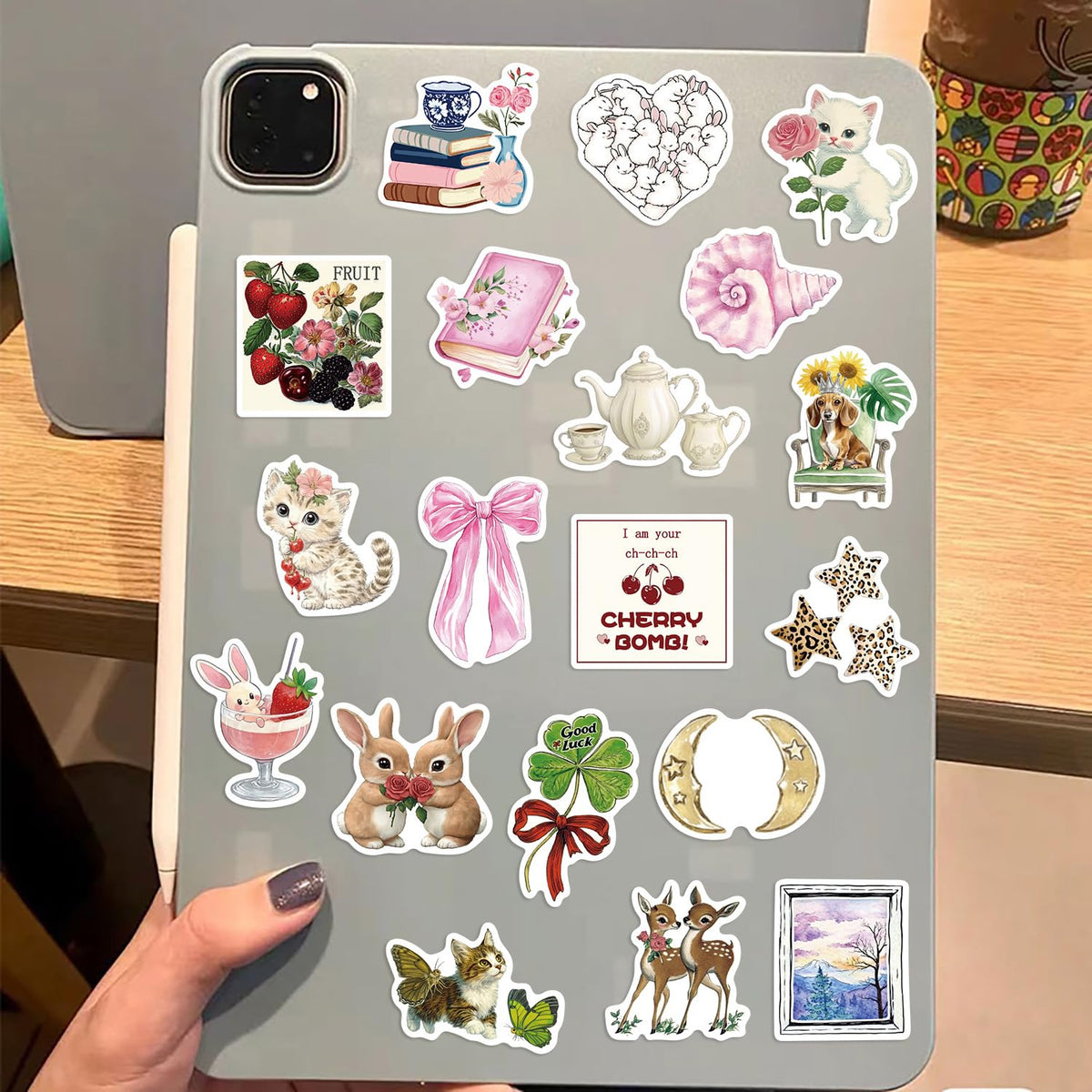 Waterproof Vinyl Sticker Pack - 200 Assorted Designs