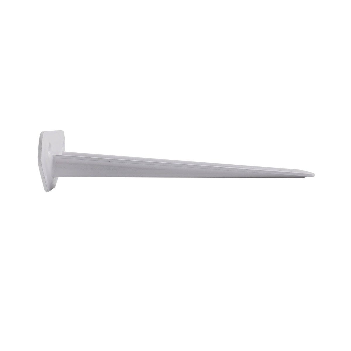 Carinya 189 x 39mm White Powder Coated Steel Floating Shelf Bracket 50kg