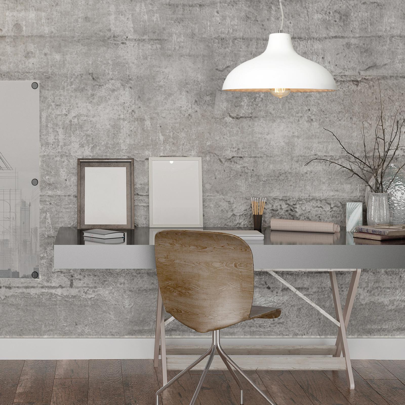 Home Design Bianco Pendant Light 350mm Plaster E27 240V Adjustable Indoor