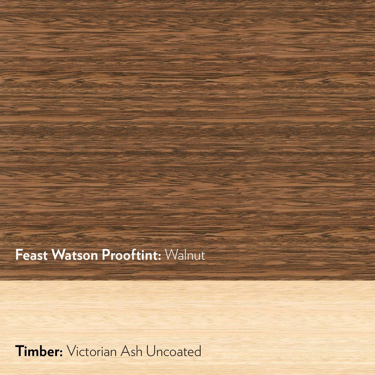 Feast Watson 250ml Walnut Prooftint Interior Timber Stain - Oil Based, Splatter Resistant