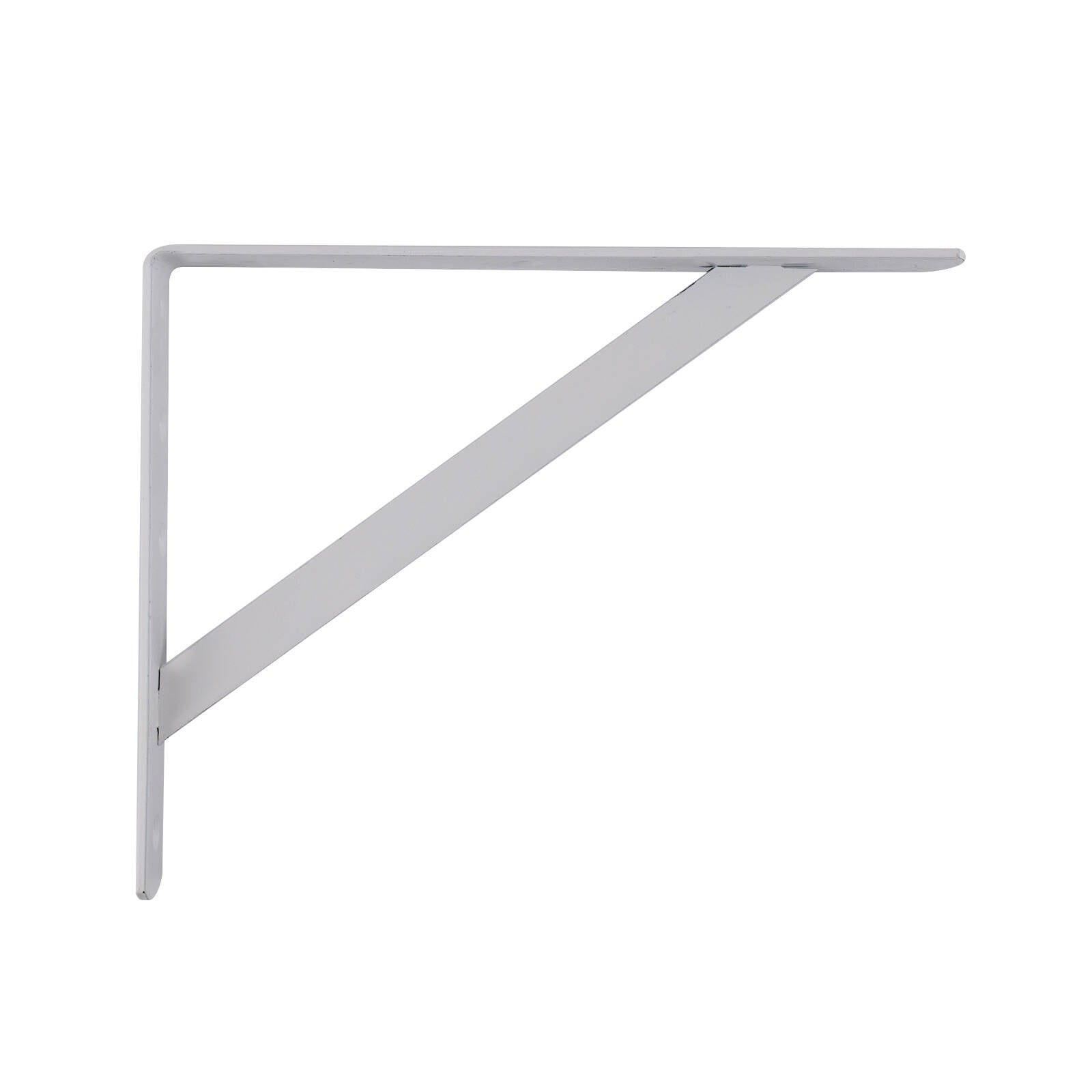 Carinya 250 x 200mm White Heavy Duty Straight Stayed Bracket 175kg