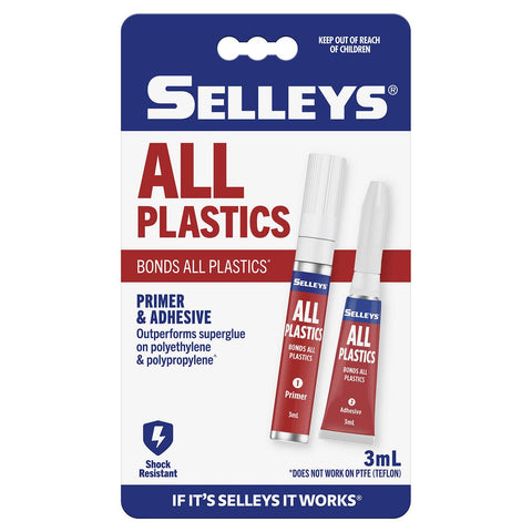 Selleys All Plastics Glue - 3ml - Clear - Shock Resistant - SuperSaverAU - view 1