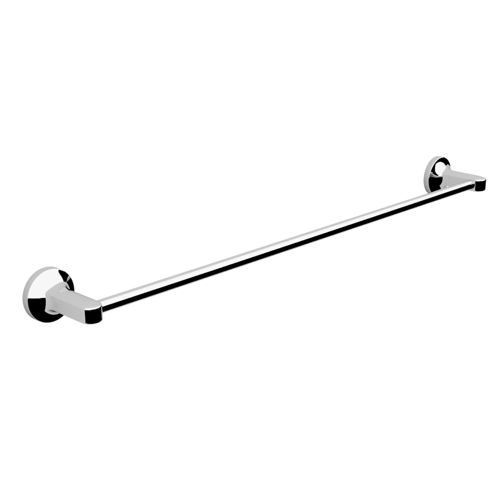 Caroma Sahara 800mm Single Towel Rail, Solid Brass Chrome